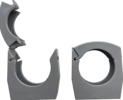 PP rørholder grå 32 mm 2-pk.