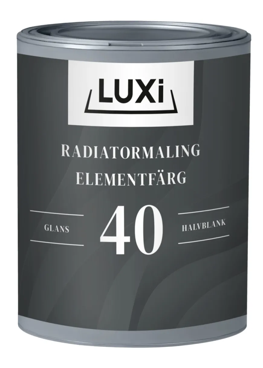 Radiatormaling hvid 0,75 liter - LUXI®