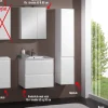 Reno spejlskab 60 cm