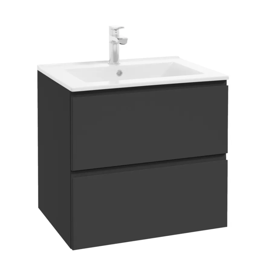 Reno underskab m/vask 60 cm antracitgrå