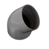 Rodena PVC bøjning 45 gr. grå