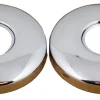 Roset til brusearmatur 3/4" x H13 mm krom - 2 stk.