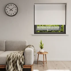 Rullegardin mørklægning hvid 140 x 170 cm