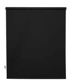 Rullegardin sort 100 x 175 cm mørklægning