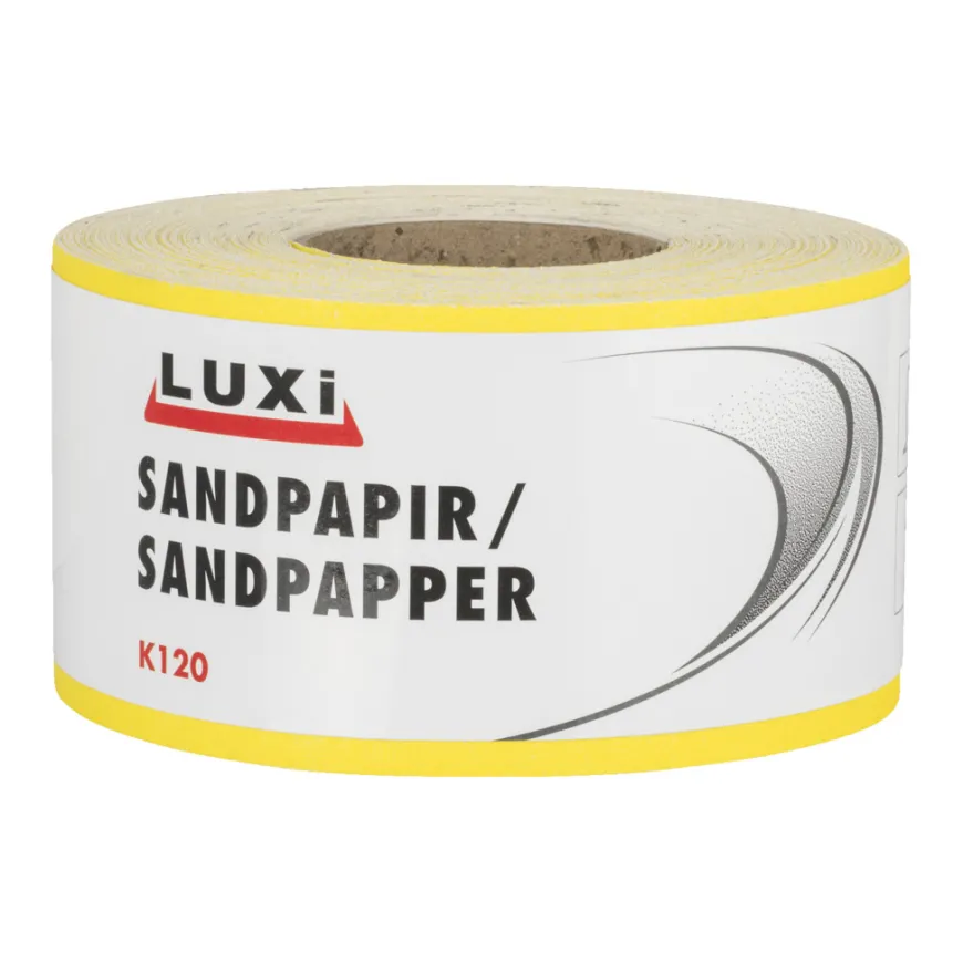 Sandpapir rulle korn 120 – 93 mm x 50 m - LUXI®