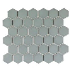 SCG Mosaik fliser sølvgrå 10 net (0,9 m²)