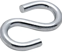 S-kroge 6 mm elforzinket 2 stk.