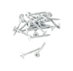 Skruer træbeton hvid 4,5 x 45 mm 100 stk. - Køb i butik