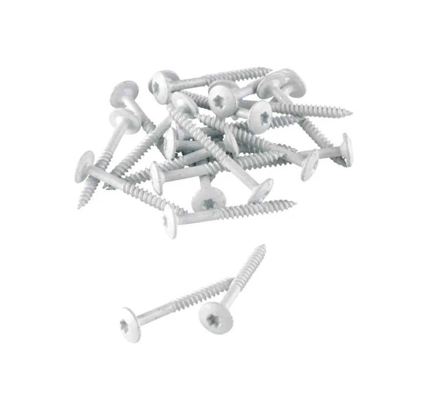 Skruer træbeton hvid 4,5 x 45 mm 100 stk. - Køb i butik