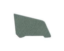 Skureliste plast koksgrå - 15 x 22 x 3000 mm