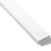 Skyggeliste plast hvid - 15 x 21 x 3000 mm