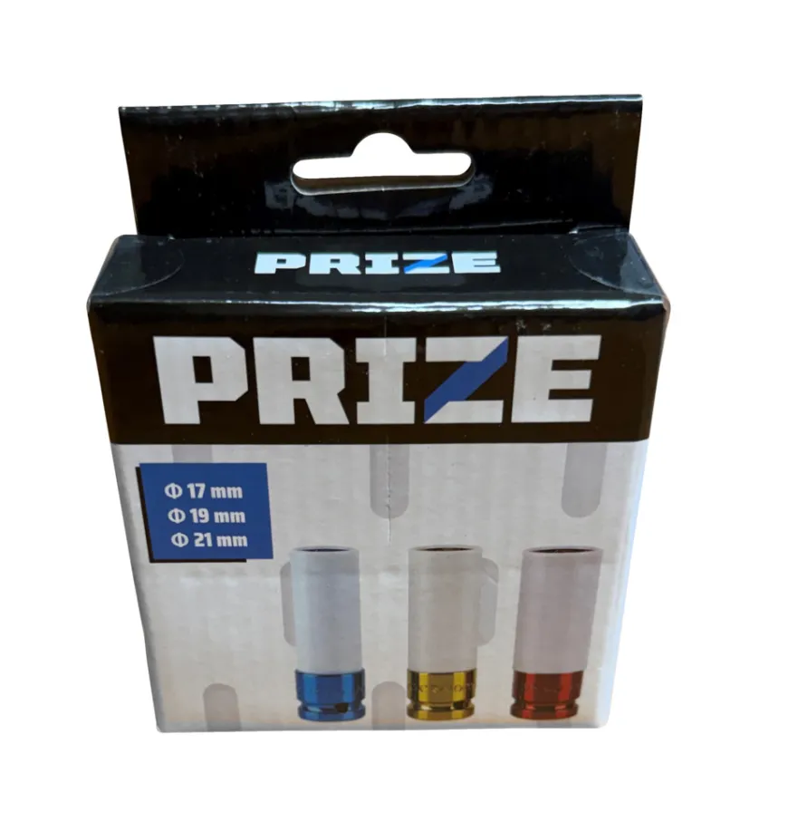 Slagtoppe 17/19/21 mm 3-pk. - PRIZE®