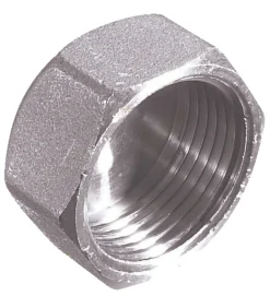 Slutmuffe 3/4" krom