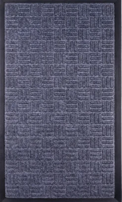 Smudsmåtte grå kunststof 45 x 75 cm