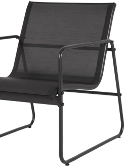 Sofasæt stål sort 4 dele - Envy
