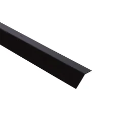 Sort profil med sneglekant 120 cm