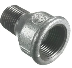 Spidsmuffe galvaniseret 1/2" x 3/8"
