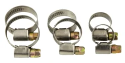 Spændebåndsmix 3/8" - 1/2" - 3/4" - 6 stk.