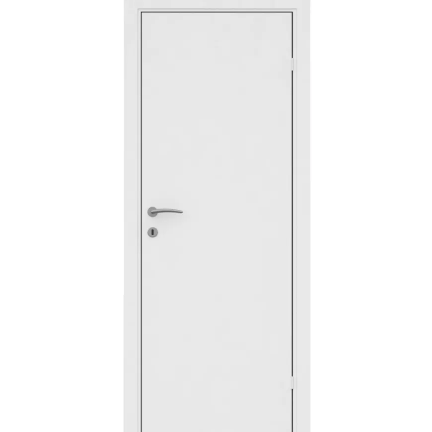 Stabil hvidmalet dør 82,5 x 204 cm