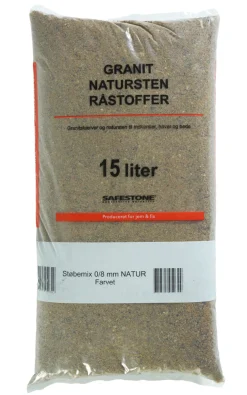 Støbemix 15 liter 0/8 mm - Safestone