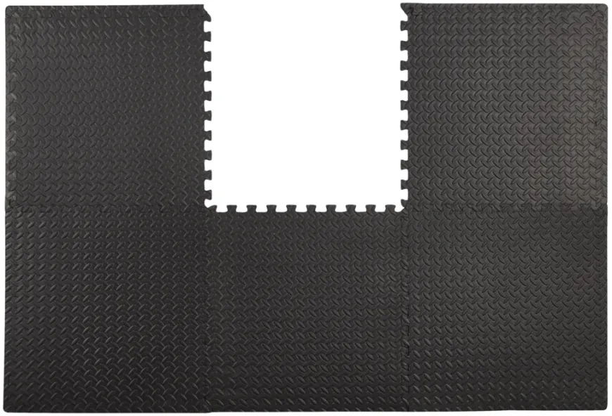 Stødabsorberende gulvunderlag 61 x 61 cm 6-pk. - Probuilder