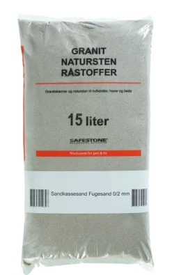 Strandsand 15 liter - 0/2 mm - Safestone