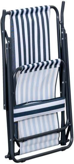 Strandstol Albany i metal og polyester - Sunlife®