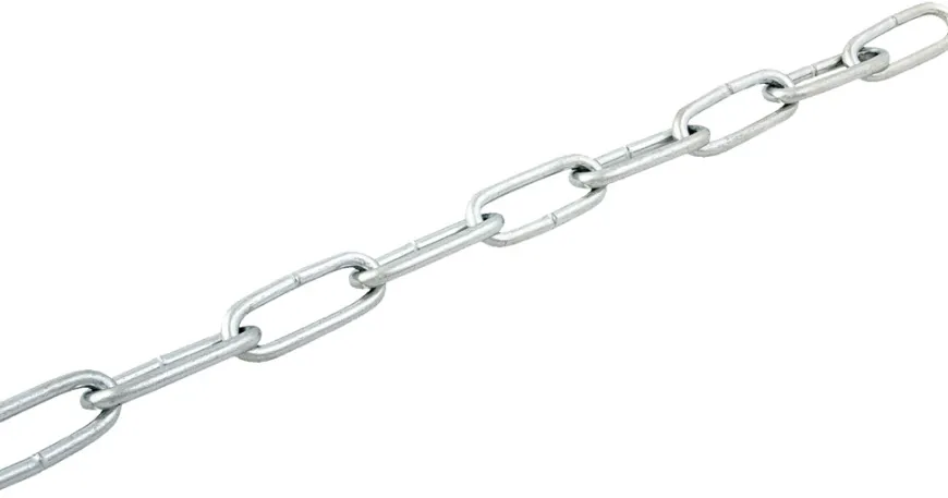 Svejst langleddet kæde 4 mm x 5 meter
