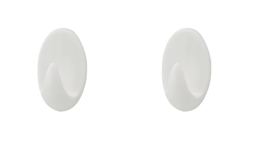 TARGET® håndklædekrog oval plast large 2 stk.