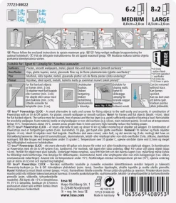 tesa® Powerstrips Click Multi Medium/Large 14 par