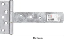 T-hængsel 150 mm galvaniseret