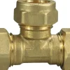 T-klemring messing 12 x 12 x 12 mm