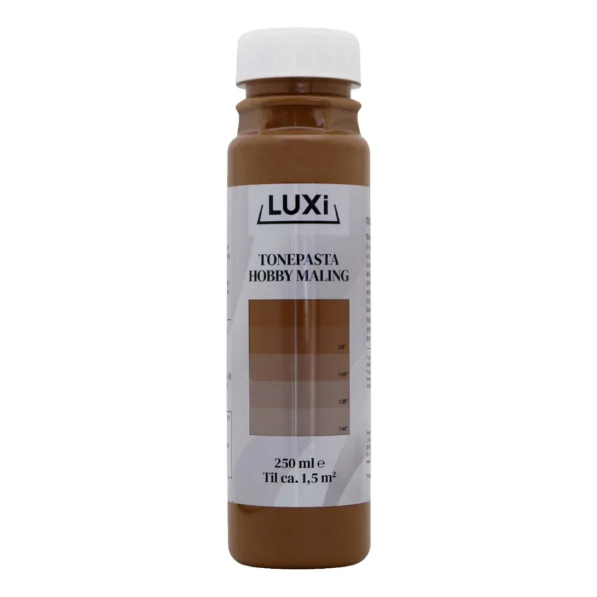 Tonepasta nøddebrun 0,25 liter - LUXI®