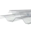 Trapezplade glasklar profil 76/18 111,9 x 244 cm