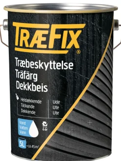 TræFix® træbeskyttelse heldækkende hvid 5 l