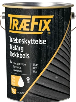 TræFix® træbeskyttelse heldækkende sort 5 l