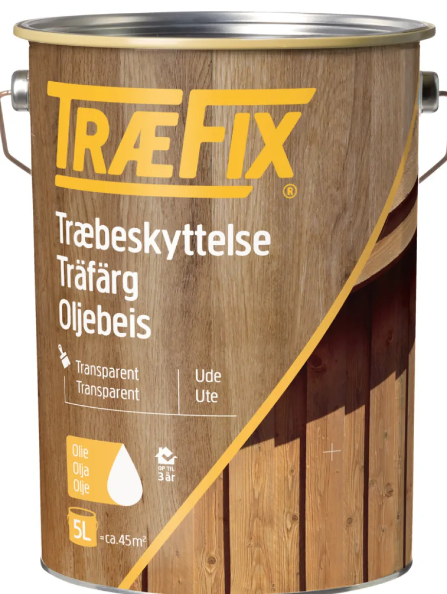 TræFix® træbeskyttelse transparent mahogni 5 l