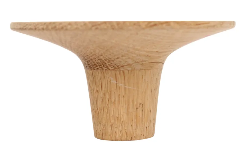 Træknop Ø95 mm egetræ