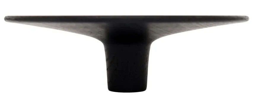 Træknop Ø155 mm sort