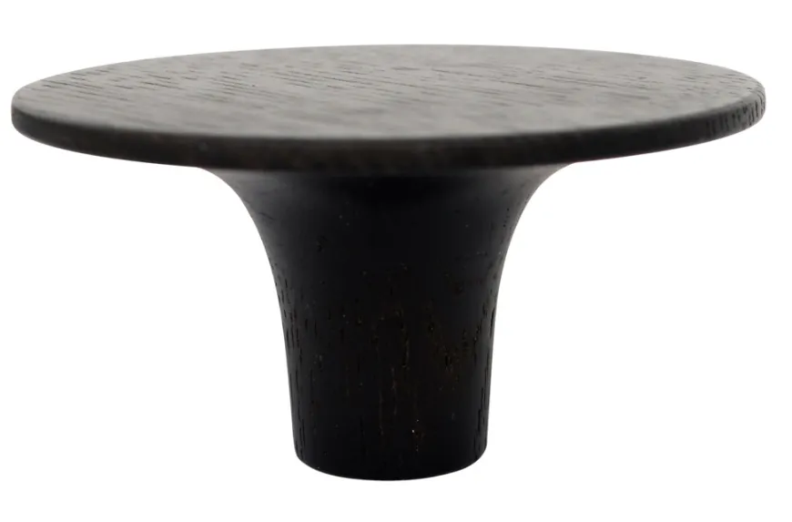 Træknop Ø95 mm sort