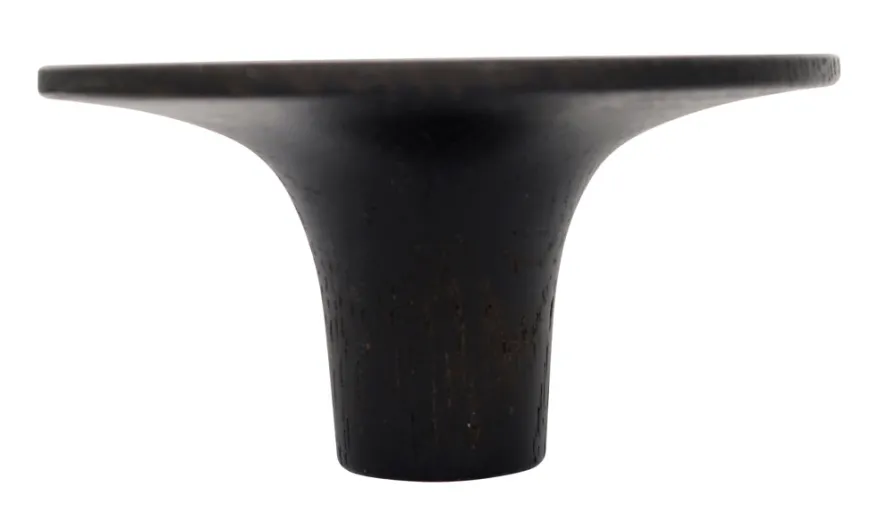 Træknop Ø95 mm sort