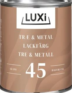 Træ & Metal 45 hvid olie 0,75 liter - LUXI®