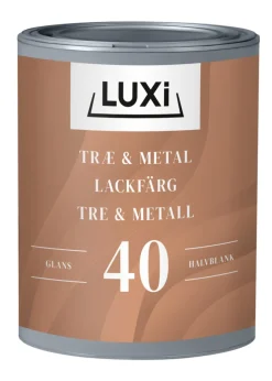 Træ & Metal 40 sort 0,75 liter - LUXI®
