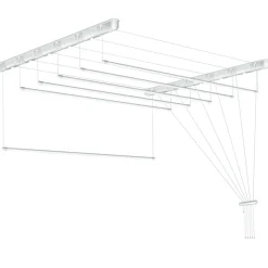 Tørrestativ m/snoretræk lofthængt 120 x 51 cm