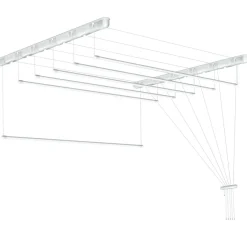 Tørrestativ m/snoretræk lofthængt 90 x 51 cm