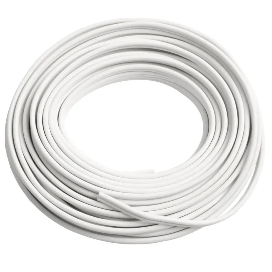 Tvillingledning hvid 2 x 0,75 mm² 10 meter - Elworks