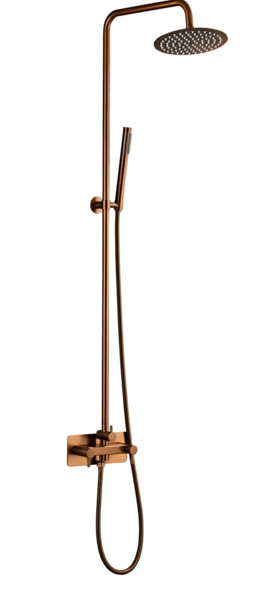 Udebruser kobberfinish kold/varm Ø20 cm