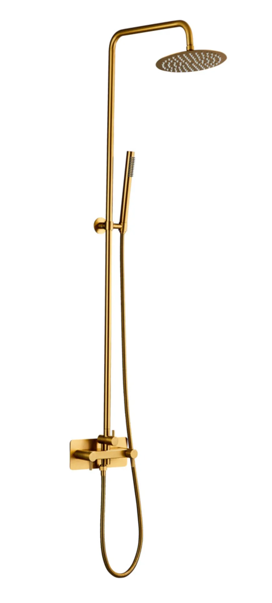 Udebruser messingfinish kold/varm Ø20 cm