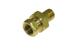 Union lige 1/2" - messing
