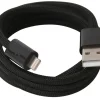 USB-A til lightning magnetisk kabel 1 meter sort